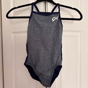 GK Blue and Gray Kids Leotard